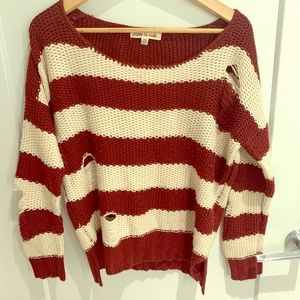 Favorite distressed sweater